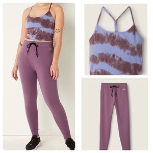 🆕VS PINK Shrunken Cami & Campus Jogger Set. NWT!